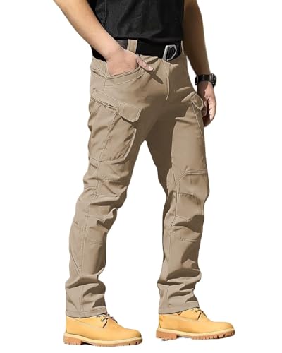 Men's Lightweight Water-Resistant Tactical Cargo Pants