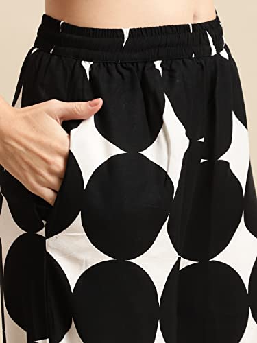 Image of Pistaa's Women's Regular Fit High Rise Palazzo