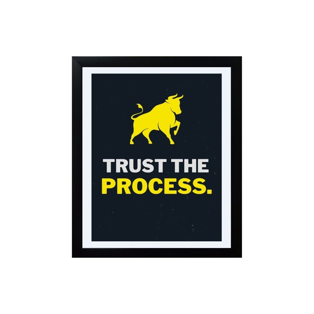 Hola Homes! Motivational Quote Wall Frame, Trust The Process, Stock Market Poster, Poster for Traders, Size - 8 x 10 Inch (B0B1YR46F6) Amazon Price History, Amazon Price Tracker