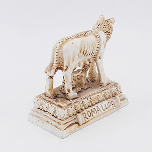 Image of Roman Wolf Fish Tank Decorations Ancient Rome Reptile Turtle Lizard Spider Tanks Terrarium Building Decor Ornament Pet