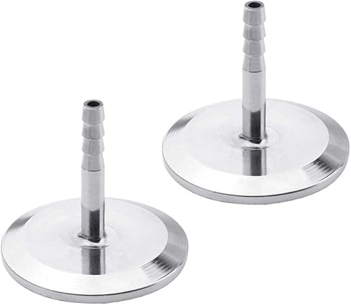 JoyTube Adaptador de tres abrazaderas de 1.5 pulgadas a manguera de púas de 1.5 pulgadas de acero inoxidable 304, adaptador de preparación para el