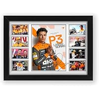 AllStarMedia Póster firmado de Lando Norris | Coleccionable -