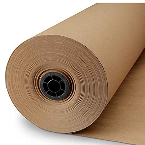 Image of Smart Living Eco Kraft 22 Inch 5 Mtr Natural Brown Paper Roll || 100 GSM || Perfect for Packing, Wrapping, Crafting, Shipping & DIY Projects || Unwaxed and Uncoated