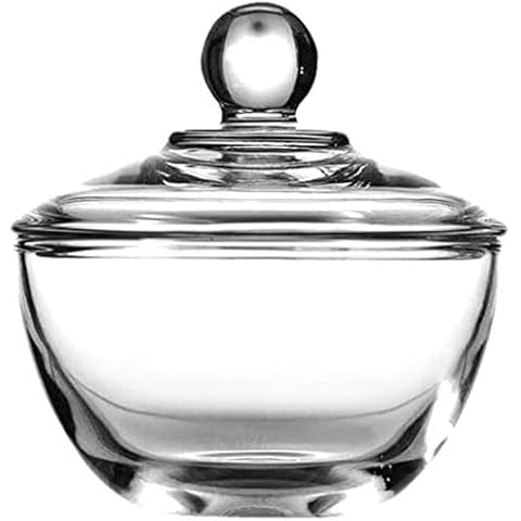 Anchor Hocking Presence Glass Sugar Bowl with Lid Cover