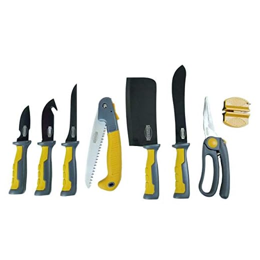 Eastman Outdoors Professional Butchering Wild Game Processing Field Dressing Kit with Folding Case