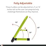 Body Sport Adjustable Athletic Speed Training Hurdles, Jumping & Speed Training Fitness Equipment, Hurdles for Track & Field, Basketball, Soccer & More - Image 5