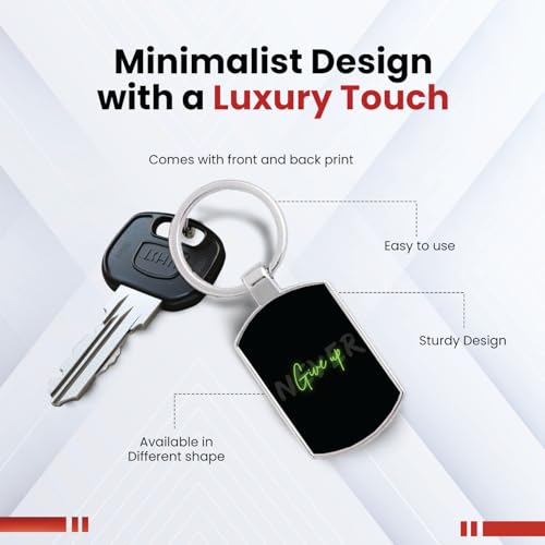 Image of Premium Printed Metal Keychain for Men & Women | High-Definition Artwork Print | Durable Key Ring for Car, Bike, Home & Office Keys | Stylish Decorative Key Holder Gift