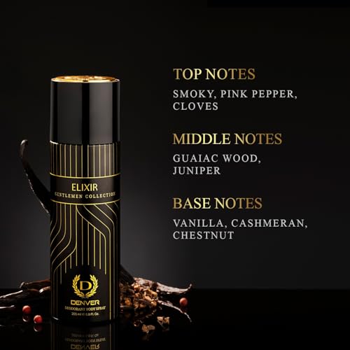 Image of Denver Gentlemen Collection Elixier Deodorant For Men -200 ML | Long Lasting Deodorant Fragrance Scent