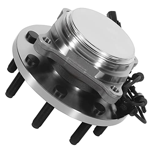 Image of Detroit Axle - RWD Pair Front Wheel Bearing and Hub Assembly for 2009 2010 2011 Dodge Ram 2500 Ram 3500 8 Lugs w /ABS