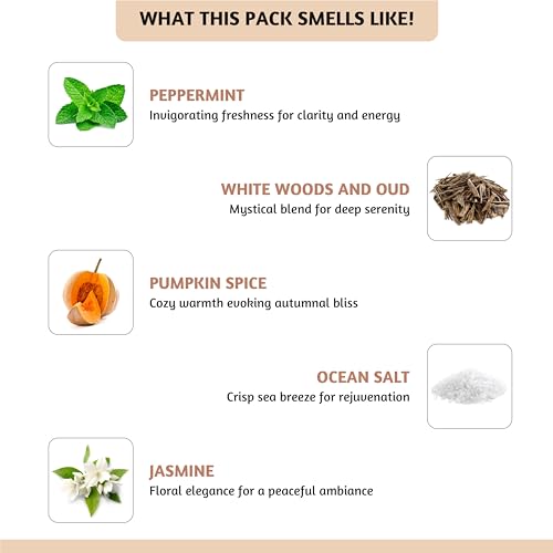 Folkulture-Wax-Melts-Wax-Cubes-Strong-Scent-Set-of-5-Scented-Wax-Melts-30pc-Candle-Warmer-Wax-Melts-or-Candle-Wax-Melts-Soy-Wax-Melts-for-Warmer-Candle-Melts-Pumpkin-Wax-Melts Folkulture Wax Melts Wax Cubes Strong Scent Set of 5 Scented Wax Melts 30pc Candle Warmer Wax Melts or Candle Wax Melts Soy Wax Melts for Warmer Candle Melts Pumpkin Wax Melts