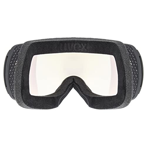 Foto von uvex downhill 2100 V - Skibrille für Damen und Herren - selbsttönend - beschlagfrei - black matt/vario green-clear - one size