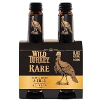Wild Turkey Rare Bourbon & Cola (8%) 320ml Bottles (Pack of 4)
