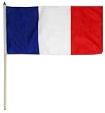US Flag Store France Flag, 12 by 18-Inch