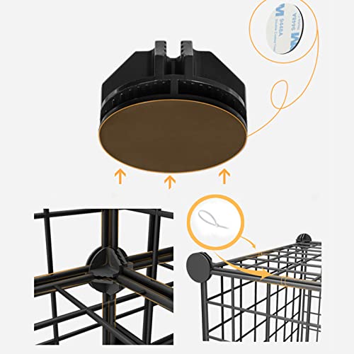 Parc à chat cage pour furet détachable noire et modulable - 7