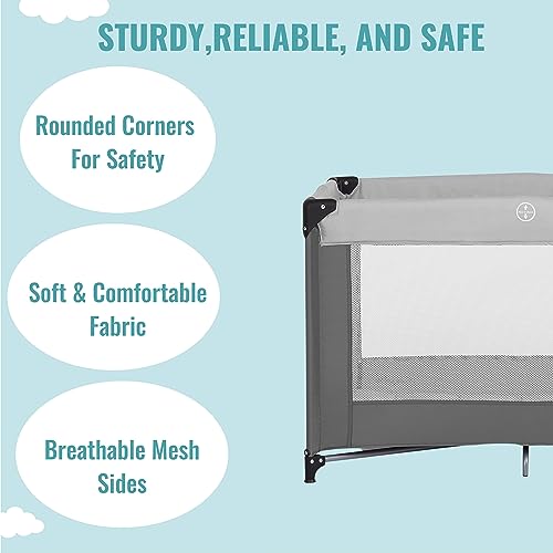 Dream On Me 438XB-GY Zazzy Portable Playard thumb #3