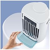 LRF-yxkj Tanque De Agua De 500 Ml Aire Acondicionado Mini, Enfriador De Aire Interfaz Tipo C, Aires Acondicionados Portatiles para Casa, Habitación