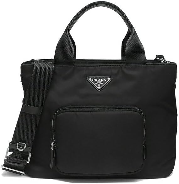 [プラダ]ハンドバッグ ショルダーバッグ ヴェラ リナイロン ポーチ トライアングルロゴ ブラック レディース PRADA 1BG354 B1M RV44 F0002 [並行輸入品]