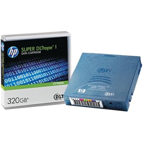 Cartucho de datos HP C7980A 220/320 GB con DLTIce Cover