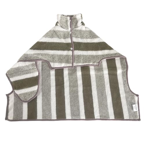 Corals Fleece Pet Bathrobe with Strong Absorption Fast Drying Soft Fabric Post Shower for Dog Cats After Bath Comfortable Robe