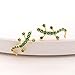 Fashion 1 Pc Green Zircon Animal Tragus Piercing Stud Earrings Helix Piercing Cartilage Earrings for Women Jewelry