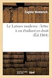  Le Latium moderne : lettre à un étudiant en droit