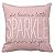 Emvency Throw Pillow Cover Cute Burlap Pink Sparkle Monogram Decorative Pillow Case Home Decor Square 16 x 16 Inch Pillowcase