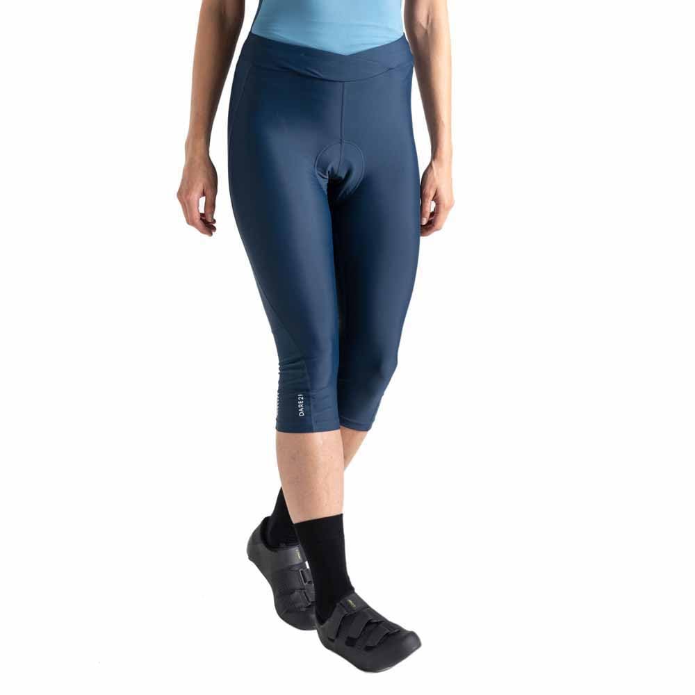 Dare 2b Women's Worldly Gel Cycling Capri Blue
