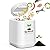 Electric Composter for Kitchen,4.2L Smart Compost Bin with 2 Carbon Filters,Quick Composting Machine Turn Food Waste to Fertilizer,Odorless/Auto-Cleaning/Outdoor&Indoor Countertop Food Waste Compost