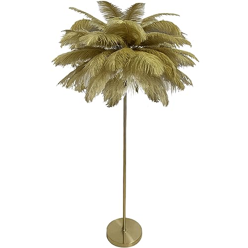 Lámpara de pie de plumas TTDGYYXW: la solución ideal para iluminar tu dormitorio con calidez