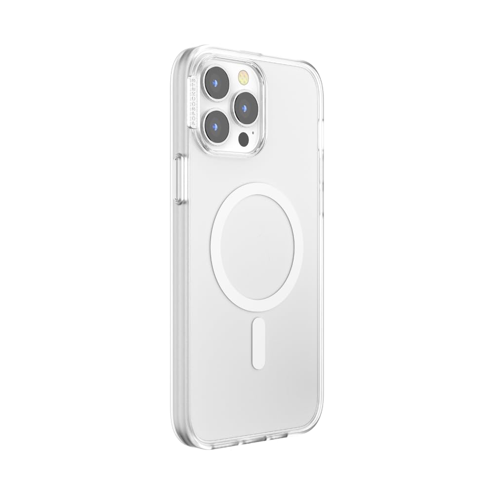 PopSockets Funda para iPhone 13 Pro MAX Compatible con MagSafe, Funda de