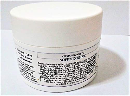 Latte Asina Crema Viso Corpo 30% Latte d'Asina BIO FRESCO 100% Naturale Lavorazione Artigianale 100% Made in Italy 130 ml