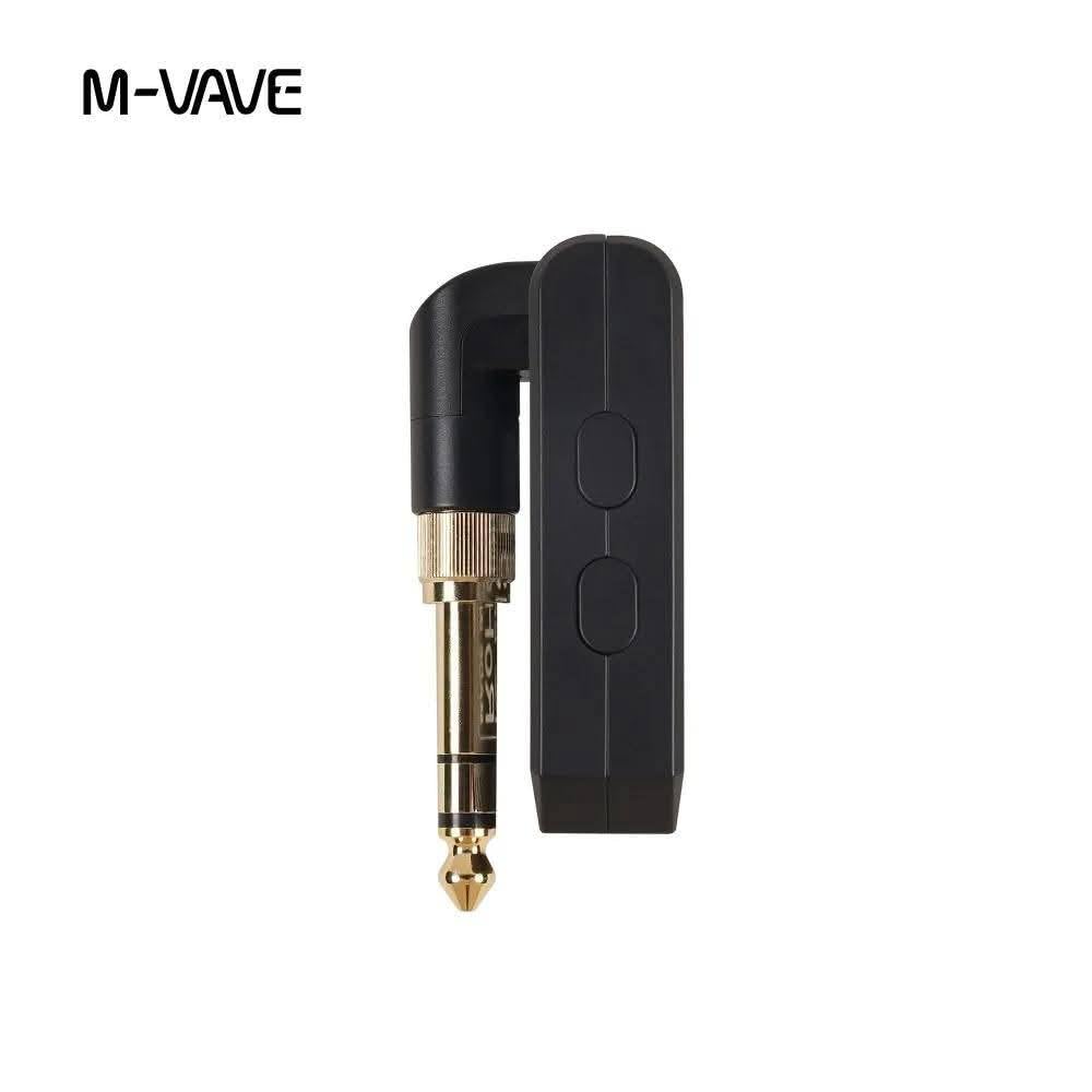 M-VAVE WS13 - Sistema wireless per chitarra a 5,8 GHz, trasmettitore e ricevitore ricaricabili per chitarra elettrica e basso, sistema wireless plug and play con custodia di ricarica, jack da 6,35 mm