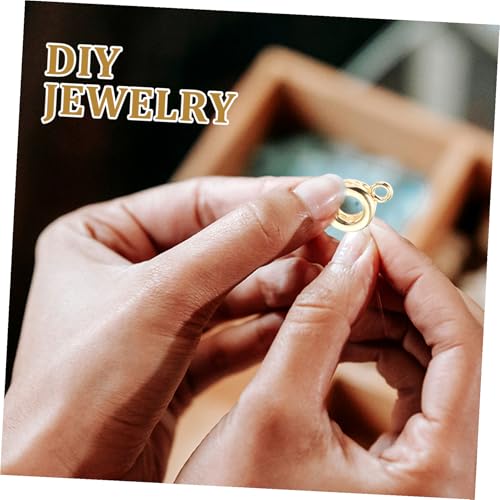 Perles tube cuivre avec boucle d'espacement pour bracelets DIY - 4