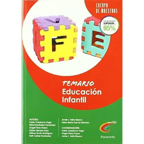 Temario Educación Infantil. Oposiciones. Cuerpo de maestros