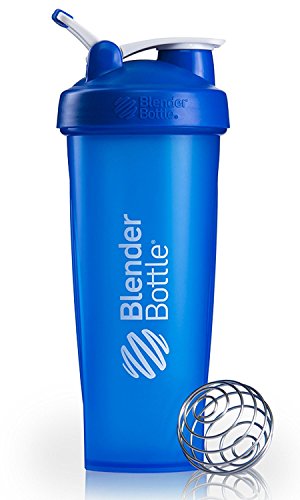 BlenderBottle Classic Loop Top Shaker Bottle, 32-Ounce, Blue/Blue