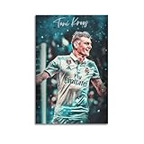 LUFPOTH Toni Kroos Leinwand-Wandkunst, Dekoration, 