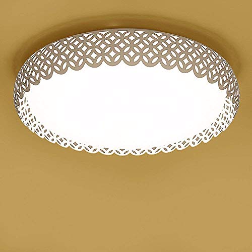 Plafonnier Moderne LED Salon GZZ Deng Luminaire Circulaire 46X9Cm 24W Dimmable