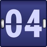 watches display tray Aesthetic Clock Retro Flip Clock Time Display – Digital Date and Time for TV Screens