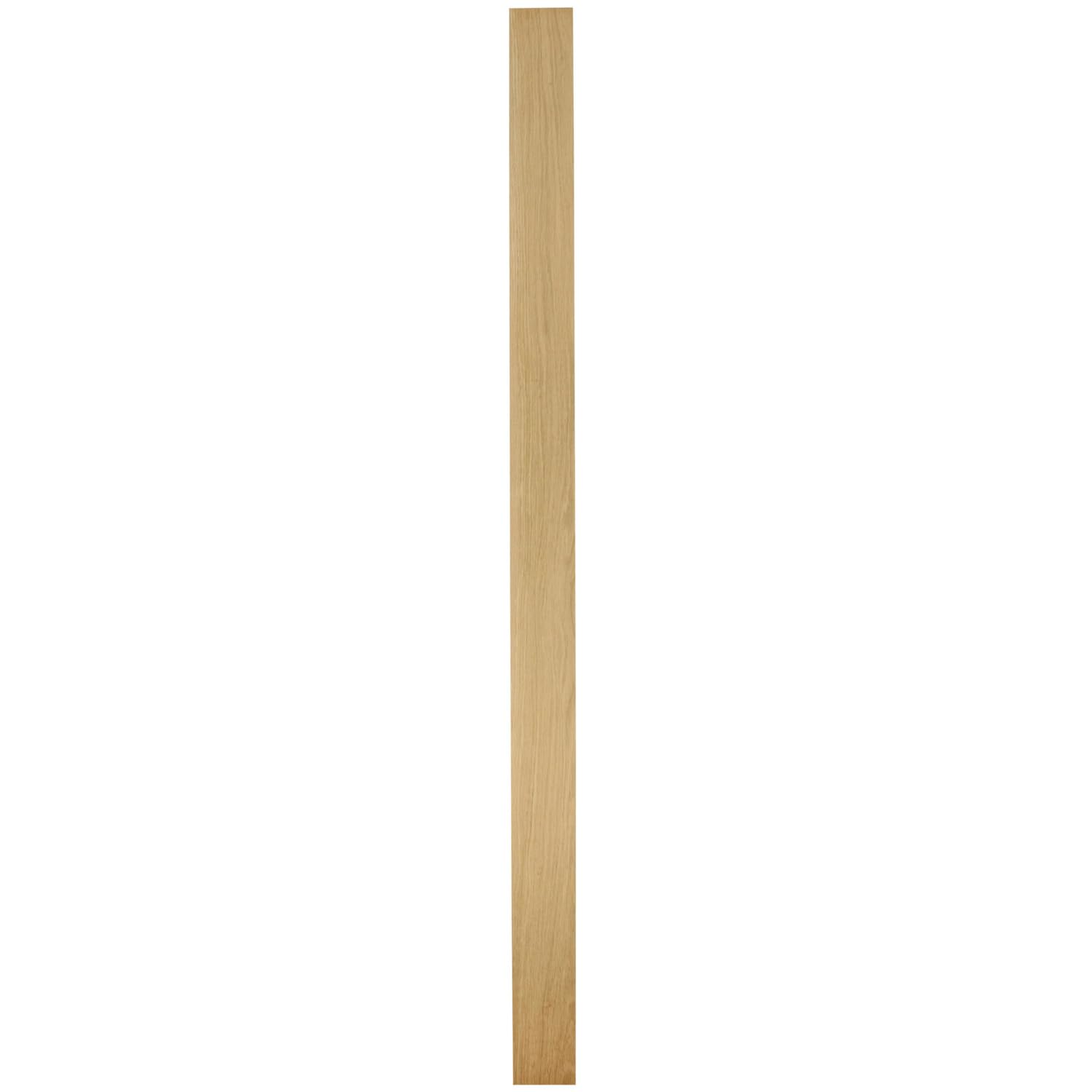 Jackson Woodturners Oak Plain Square Newel Post – Unfinished Engineered Oak Stair Newel Post – 90mm Square – Multiple Heights (2000mm)