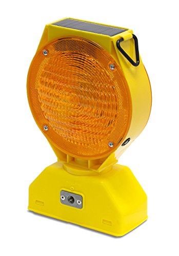 Tapco Pack of 10 Solar LED Barricade Light Amber w/3 Way Switch, On/Off, Steady Burn and Flasher