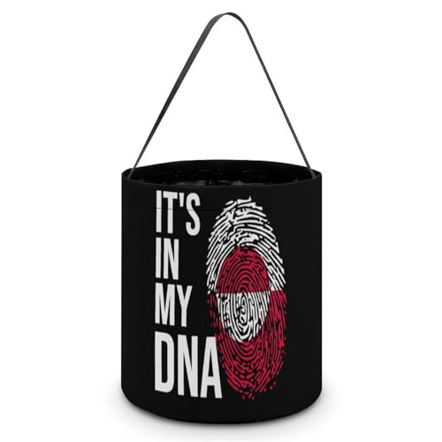 It's in My DNA Greenland Flag Cute Easter Basket Bags Eggs Bucket Candy Tote Decorations Gifts Party Storage Bag, style