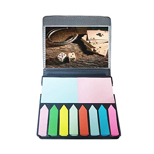 Dice Poker marque-page autocollant en boite premium pour organiser vos notes