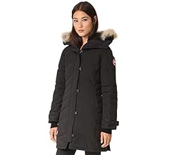 美品【最高級】  ロレッタパーカー　黒 Amazon.co.jp: Canada Goose ロレットパーカー レディース
