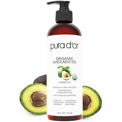 PURA D'OR Organic Avocado Oil Cover
