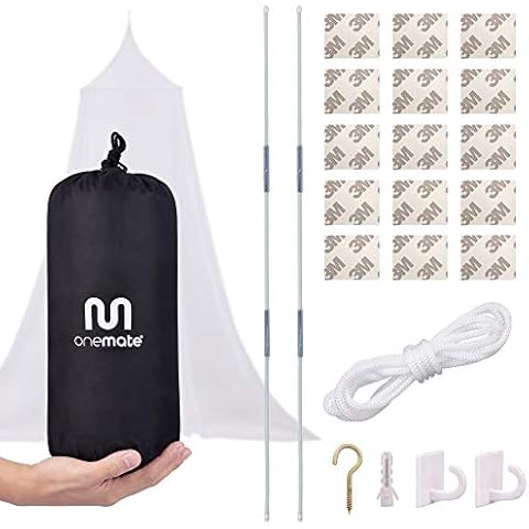 onemate ® Moskitonetz für Zuhause & Reise - Unfassbar Feinmaschig durch 500 Mesh Cover