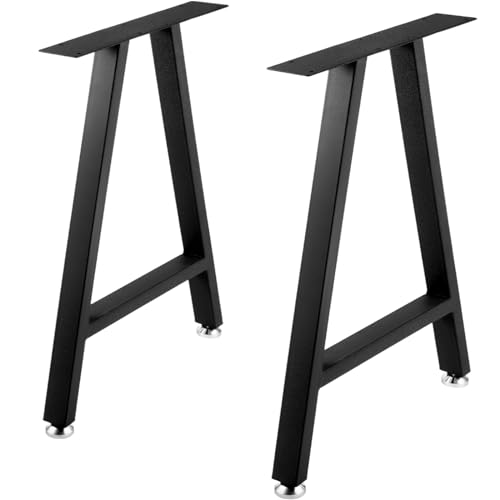 VEVOR Travail Interior Exterior Patas de Mesa Metal, Negro