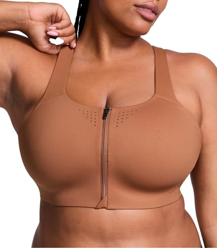 Victoria's Secret Women's VSX Featherweight Max Front Close Sports Bra, High Impact (32A-38DD)