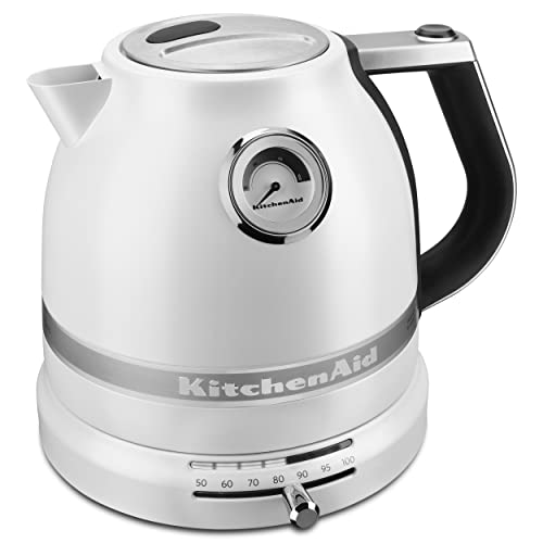 KitchenAid Pro Line Series Electric Kettle KEK1522FP, 1.5 L, Frosted Pearl White -  582693-KEK1522FP