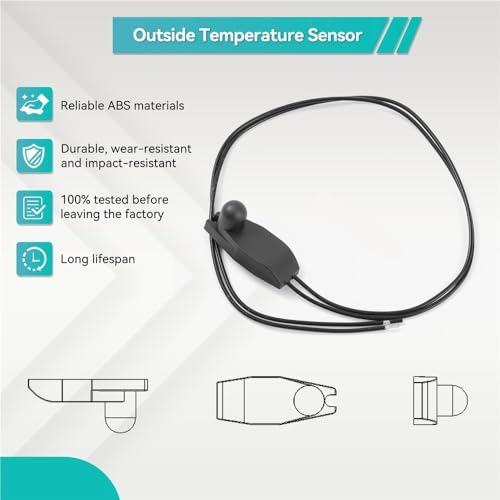 Sensor de temperatura exterior 6445F9 para Clio de 1991 a 2012 4