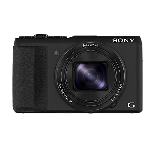 Sony DSC-HX50 digitale camera (20,4 megapixel, 30-voudige opt. zoom, 7,6 cm (3 inch) LCD-display, Full HD video, WiFi) met 24mm Sony G groothoeklens zwart